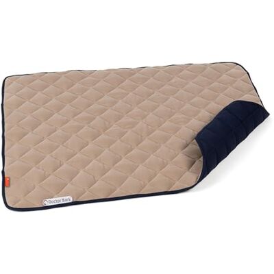 Doctor Bark Hundedecke Fleece Wendedecke Flauschige, robuste Hundematte für mittlere Hunde Liegedecke, waschbar bis 95°C (Beige/Marina, M 80x70 cm) Doctor Bark Hundedecke Fleece Wendedecke Flauschige, robuste Hundematte für mittlere Hunde Liegedecke, waschbar bis 95°C (Beige/Marina, M 80x70 cm)