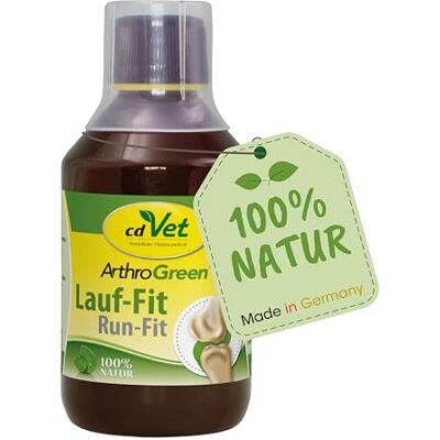 cdVet Naturprodukte ArthroGreen Lauf-Fit 250ml Nahrungsergänzung zur Unterstützung der Gelenke für Pferd, Hund und Katze mit Kräutern cdVet Naturprodukte ArthroGreen Lauf-Fit 250ml Nahrungsergänzung zur Unterstützung der Gelenke für Pferd, Hund und Katze mit Kräutern