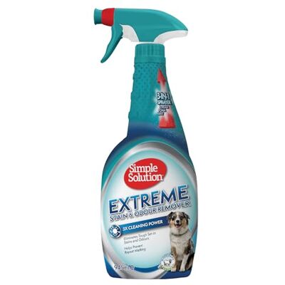 Simple Solution Extreme Pet Flecken- und Geruchsentferner Enzymatischer Reiniger mit 3X Pro-Bakterien Reinigungskraft 945ml Simple Solution Extreme Pet Flecken- und Geruchsentferner Enzymatischer Reiniger mit 3X Pro-Bakterien Reinigungskraft 945ml