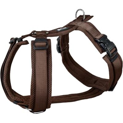 Petlando Hundegeschirr gepolstert, Mesh Y-Comfort, weich, stufenlos verstellbar, besonders leicht & atmungsaktiv, fellschonend, ergonomisch, Brustgeschirr für mittelgroße Hunde, Mokka, M Petlando Hundegeschirr gepolstert, Mesh Y-Comfort, weich, stufenlos verstellbar, besonders leicht & atmungsaktiv, fellschonend, ergonomisch, Brustgeschirr für mittelgroße Hunde, Mokka, M