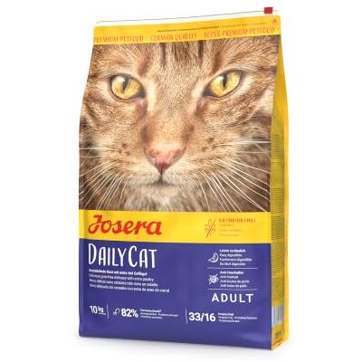 Josera Erwachsenen Geflügel Katzenfutter 10kg - Ohne Getreide, Hochprotein Josera Erwachsenen Geflügel Katzenfutter 10kg - Ohne Getreide, Hochprotein