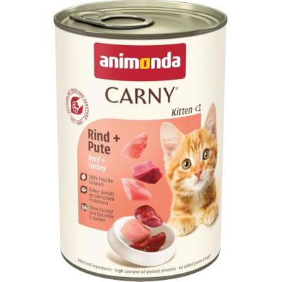 Animonda Katzen Nassfutter Kitten Rind + Pute (12 x 400g) Animonda Katzen Nassfutter Kitten Rind + Pute (12 x 400g)