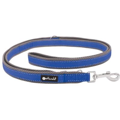 Petlando Hundeleine Outdoor, Navy, 230x3cm Für große Hunde, 3-fach verstellbare Führleine, reflektierend, weiche Mesh-Polsterung, starke Karabiner, Umhängeleine Petlando Hundeleine Outdoor, Navy, 230x3cm Für große Hunde, 3-fach verstellbare Führleine, reflektierend, weiche Mesh-Polsterung, starke Karabiner, Umhängeleine