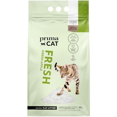 PrimaCat Frischer Grüner Apfel Katzenstreu - Katzenstreu PrimaCat Frischer Grüner Apfel Katzenstreu - Katzenstreu