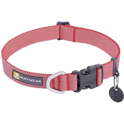 RUFFWEAR Hundehalsband Hi & Light, ultrastark und leicht, Starkes Tubelok-Gewebe, Aluminium-Leinenbefestigungsring und Schnalle, stilvolles Halsband, Salmon Pink (XS, 23-28cm) RUFFWEAR Hundehalsband Hi & Light, ultrastark und leicht, Starkes Tubelok-Gewebe, Aluminium-Leinenbefestigungsring und Schnalle, stilvolles Halsband, Salmon Pink (XS, 23-28cm)