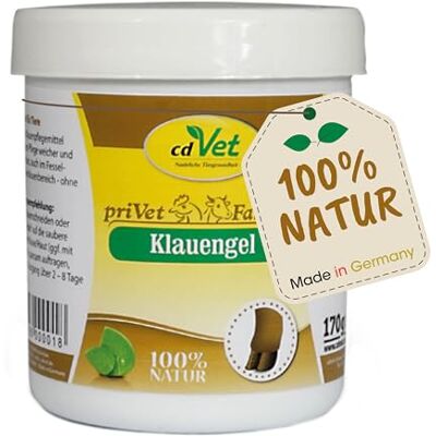 cdVet Naturprodukte privet Klauengel 170 g Nutztiere, Pferd Pflegemittel intensive Pflege belastende Haut keine Hemmstoffe pflegt Stellen im Zwischenklauenbereich trockene Haut - cdVet Naturprodukte privet Klauengel 170 g Nutztiere, Pferd Pflegemittel intensive Pflege belastende Haut keine Hemmstoffe pflegt Stellen im Zwischenklauenbereich trockene Haut -