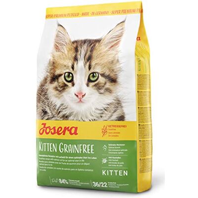 Josera Kitten grainfree (1 x 2 kg) Kitten Premium Trockenfutter für heranwachsende Katzen sowie Katzen-Mütter in der Säugezeit Geflügel & Lachsöl getreidefrei Katzenfutter 1er Pack Josera Kitten grainfree (1 x 2 kg) Kitten Premium Trockenfutter für heranwachsende Katzen sowie Katzen-Mütter in der Säugezeit Geflügel & Lachsöl getreidefrei Katzenfutter 1er Pack