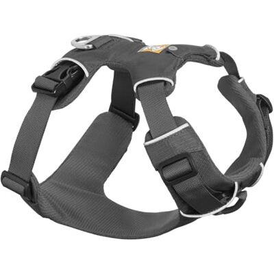 RUFFWEAR Front Range Hundegeschirr, Reflektierendes Gepolstertes Zerrfreies Hundegeschirr, Zwielichtgrau, XXS RUFFWEAR Front Range Hundegeschirr, Reflektierendes Gepolstertes Zerrfreies Hundegeschirr, Zwielichtgrau, XXS