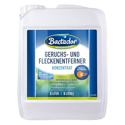 Bactador Konzentrat - Geruchs- & Fleckenentferner - 5000 ml Bactador Konzentrat - Geruchs- & Fleckenentferner - 5000 ml