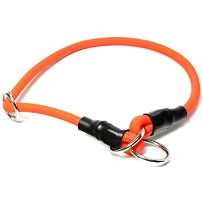 Mystique ® Biothane Halsband rund mit Zugbegrenzung 8mm neon orange 65cm Mystique ® Biothane Halsband rund mit Zugbegrenzung 8mm neon orange 65cm