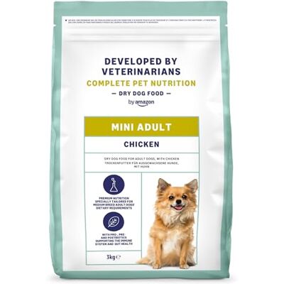 Amazon Premium Trockenfutter für Hunde Adult Mini Huhn, 3 kg, 1er Pack Amazon Premium Trockenfutter für Hunde Adult Mini Huhn, 3 kg, 1er Pack