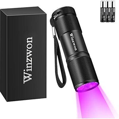 Winzwon UV Schwarzlicht Taschenlampe Haustiere Urin-Detektor für eingetrocknete Flecken Ihrer Hunde, Katzen und Nagetiere auf Teppichen, Vorhänge, Gardinen, Heimtierurindetektoren Winzwon UV Schwarzlicht Taschenlampe Haustiere Urin-Detektor für eingetrocknete Flecken Ihrer Hunde, Katzen und Nagetiere auf Teppichen, Vorhänge, Gardinen, Heimtierurindetektoren