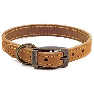 Ancol Timberwolf Lederhalsband Senf - Größe 3 Hundehalsband Ancol Timberwolf Lederhalsband Senf - Größe 3 Hundehalsband