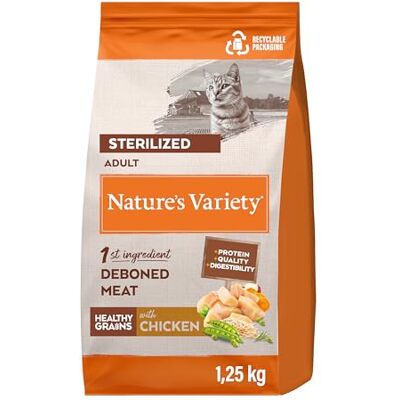 Nature’s Variety Gesunde Körner Sterilised Katzenfutter - 1,25kg Nature’s Variety Gesunde Körner Sterilised Katzenfutter - 1,25kg