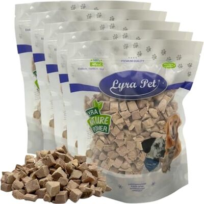Lyra Pet ® 1 kg (5 x 200 g) Entenbrustwürfel gefriergetrocknet Hund & Katze Snack aus Ente für Hunde & Katzen Getreidefreies & fettarmes Leckerli Auch für Kitten, Welpen & Senioren Proteinreich Lyra Pet ® 1 kg (5 x 200 g) Entenbrustwürfel gefriergetrocknet Hund & Katze Snack aus Ente für Hunde & Katzen Getreidefreies & fettarmes Leckerli Auch für Kitten, Welpen & Senioren Proteinreich