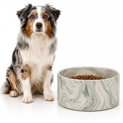 Flamingo Hundenapf Keramik – rund – 750ml – grün – pflegeleicht & rutschfest – für mittelgroße Hunde – dog bowl baron Flamingo Hundenapf Keramik – rund – 750ml – grün – pflegeleicht & rutschfest – für mittelgroße Hunde – dog bowl baron