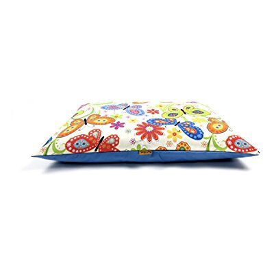 Thepetlover Bunte Schmetterlingshundebett - Rechteckiger Memory-Schaum Thepetlover Bunte Schmetterlingshundebett - Rechteckiger Memory-Schaum