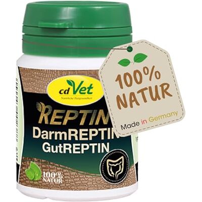 cdVet DarmREPTIN Ergänzungsfuttermittel für Reptilien mit Bierhefe zur Unterstützung der Darmgesundheit 20g cdVet DarmREPTIN Ergänzungsfuttermittel für Reptilien mit Bierhefe zur Unterstützung der Darmgesundheit 20g