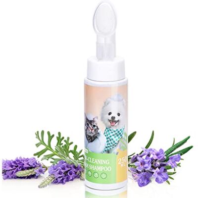 Nobleza Trocken-Schaum-Shampoo für Hunde und Katzen und Kaninchen,Nach dem Spaziergang mit dem Hund, Vor dem Zubettgehen,Shampoo für Kätzchen und Welpen,Lavendelduft 250 ml Nobleza Trocken-Schaum-Shampoo für Hunde und Katzen und Kaninchen,Nach dem Spaziergang mit dem Hund, Vor dem Zubettgehen,Shampoo für Kätzchen und Welpen,Lavendelduft 250 ml