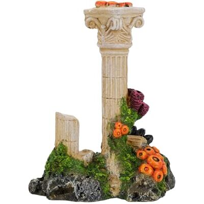 CLASSIC Aquariumdekoration, Römische Säule, Ruine, antiker Tempel-Stil, 145 x 90 x 178 mm CLASSIC Aquariumdekoration, Römische Säule, Ruine, antiker Tempel-Stil, 145 x 90 x 178 mm