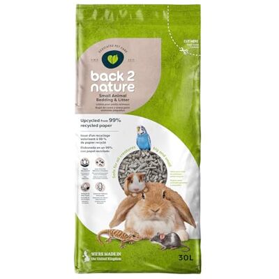 Back2Nature Recyceltes Papierstreu - Bett für Kleintiere Back2Nature Recyceltes Papierstreu - Bett für Kleintiere