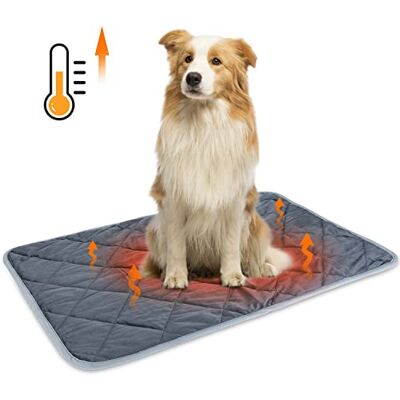 Nobleza Selbstheizende Decke für Katzen & Hunde, Haustiere Wärmematte, Waschbare Welpen Thermodecke, Selbstwärmende Winter Wärme Hundematte, Hund rutschfest Wärmedecke, Größe XL 88x58cm Nobleza Selbstheizende Decke für Katzen & Hunde, Haustiere Wärmematte, Waschbare Welpen Thermodecke, Selbstwärmende Winter Wärme Hundematte, Hund rutschfest Wärmedecke, Größe XL 88x58cm