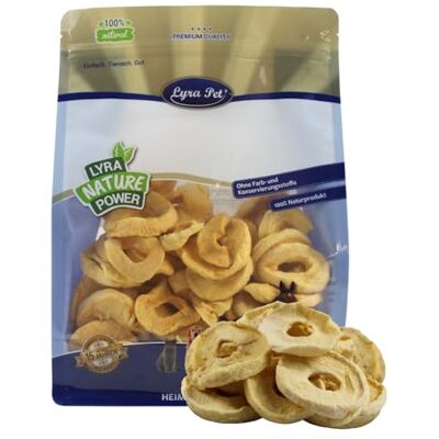 Lyra Pet ® 1 kg Äpfel getrocknet Futter für Vögel, Pferde, Nager & Reptilien Reich an Vitaminen & Ballaststoffen Nährstoffreiches & natürilches Futter Apfelscheiben ideal als Ergänzung Lyra Pet ® 1 kg Äpfel getrocknet Futter für Vögel, Pferde, Nager & Reptilien Reich an Vitaminen & Ballaststoffen Nährstoffreiches & natürilches Futter Apfelscheiben ideal als Ergänzung