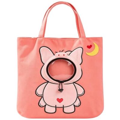 Generic Haustiere Tragetasche für Hunde & Katzen Cartoon Canvas Schultertasche Atmungsaktive kuschelige Plüschtasche mit Kopföffnung für kleine Haustiere, Verstellbare Tragetasche für Hunde & Katzen unter Generic Haustiere Tragetasche für Hunde & Katzen Cartoon Canvas Schultertasche Atmungsaktive kuschelige Plüschtasche mit Kopföffnung für kleine Haustiere, Verstellbare Tragetasche für Hunde & Katzen unter