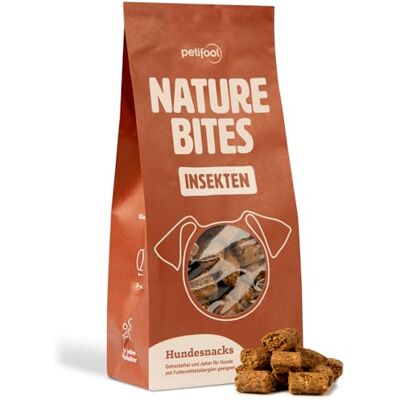 petifool Nature Bites Insekten natürlicher Hundesnack Insekten und Gemüse Ohne künstliche Zusätze Getreidefrei 200g Aus Deutscher Herstellung petifool Nature Bites Insekten natürlicher Hundesnack Insekten und Gemüse Ohne künstliche Zusätze Getreidefrei 200g Aus Deutscher Herstellung