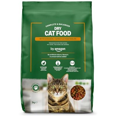 Amazon – Vollwertiges Katzentrockenfutter mit Huhn, Pute und Gemüse, 1 Packung à 3,0kg (zuvor Our Essentials) Amazon – Vollwertiges Katzentrockenfutter mit Huhn, Pute und Gemüse, 1 Packung à 3,0kg (zuvor Our Essentials)