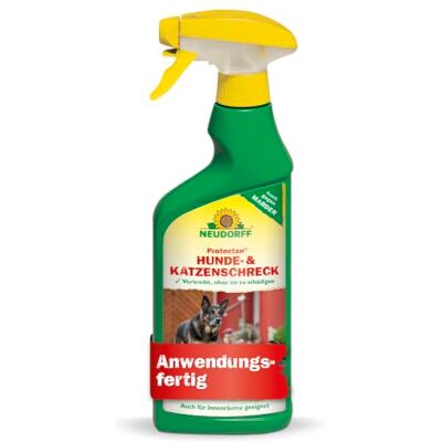 Neudorff Protectan Hunde- und KatzenSchreck – vertreibt effektiv störende Hunde und Katzen in Innenräumen und im Außenbereich, anwendungsfertig, 500 ml, Grün Neudorff Protectan Hunde- und KatzenSchreck – vertreibt effektiv störende Hunde und Katzen in Innenräumen und im Außenbereich, anwendungsfertig, 500 ml, Grün