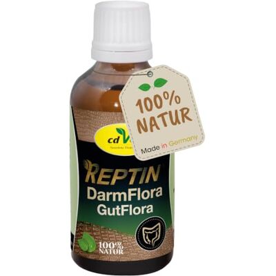 cdVet Naturprodukte REPTIN DarmFlora 50 ml Reptilien Darmflora Unterstützung und Steuerung der Futteraufnahme Verdauungsprobleme Immunsystem Milchsäure, Antioxidantien, Enzyme, Vitamine - cdVet Naturprodukte REPTIN DarmFlora 50 ml Reptilien Darmflora Unterstützung und Steuerung der Futteraufnahme Verdauungsprobleme Immunsystem Milchsäure, Antioxidantien, Enzyme, Vitamine -