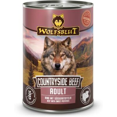 Wolfsblut Countryside Beef Adult Nassfutter für Hunde 6 x 395 g Wolfsblut Countryside Beef Adult Nassfutter für Hunde 6 x 395 g
