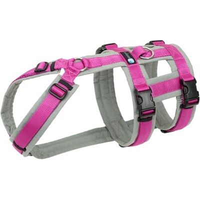 anny-x Brustgeschirr Safety Fun Grau-Pink Ausbruchsicheres Hundegeschirr mit Taillengurt Größe L (Brustumfang 70-86 cm) anny-x Brustgeschirr Safety Fun Grau-Pink Ausbruchsicheres Hundegeschirr mit Taillengurt Größe L (Brustumfang 70-86 cm)