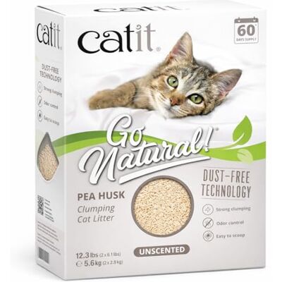 Catit Go Natural Katzenstreu parfümfrei, klumpend, 99,9% staubfrei, 5,6kg Catit Go Natural Katzenstreu parfümfrei, klumpend, 99,9% staubfrei, 5,6kg