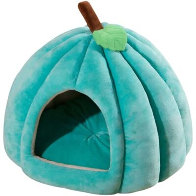 Generic Halbgeschlossenes Plüsch-Kürbis-Katzenhöhlenbett für Halloween, warm Waschbares, abnehmbares Kissen, rutschfeste Unterseite, gemütliches Nest für kleine Hunde, Kätzchen, Kaninchen Generic Halbgeschlossenes Plüsch-Kürbis-Katzenhöhlenbett für Halloween, warm Waschbares, abnehmbares Kissen, rutschfeste Unterseite, gemütliches Nest für kleine Hunde, Kätzchen, Kaninchen