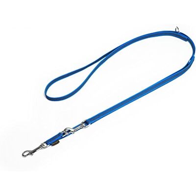 Mystique ® Gummierte Umhängeleine Leine 12mm Standard Karabiner blau 2m Mystique ® Gummierte Umhängeleine Leine 12mm Standard Karabiner blau 2m