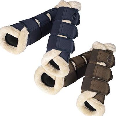 Eskadron Fauxfur Gamaschen in Navy oder Brown 2er Set, Größe:L, Farben ESK Classic HW 2018:Navy Eskadron Fauxfur Gamaschen in Navy oder Brown 2er Set, Größe:L, Farben ESK Classic HW 2018:Navy