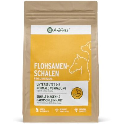 AniForte Flohsamenschalen - Verdauungshilfe für Haustiere AniForte Flohsamenschalen - Verdauungshilfe für Haustiere