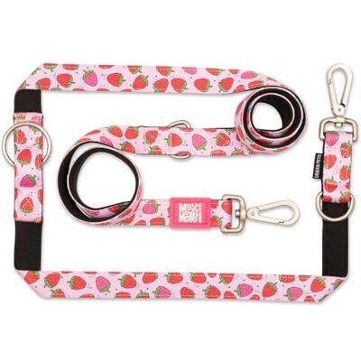 Max & Molly Urban Pets Max & Molly Multifunktions Hundeleine 2m mit 2 Karabinern, Strawberry Dream/M Umhängeleine Gepolstert, Sicher & Flexibel – Komfort für deinen treuen Begleiter Max & Molly Urban Pets Max & Molly Multifunktions Hundeleine 2m mit 2 Karabinern, Strawberry Dream/M Umhängeleine Gepolstert, Sicher & Flexibel – Komfort für deinen treuen Begleiter
