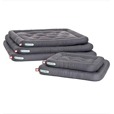 Doctor Bark Hundekissen orthopädisches Hundebett, 95°C waschbar, hygienisch, robust & bequem (S 60x55 cm, Grau) Doctor Bark Hundekissen orthopädisches Hundebett, 95°C waschbar, hygienisch, robust & bequem (S 60x55 cm, Grau)