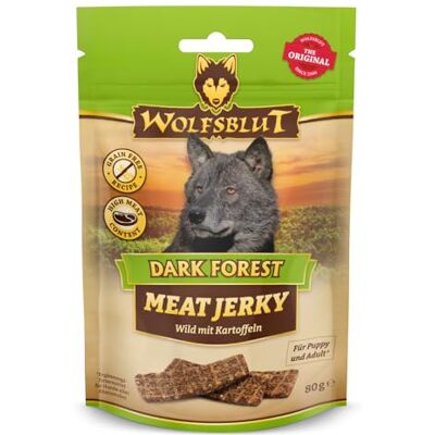 Wolfsblut – Dark Forest Adult Hundesnack mit natürlichen Zutaten für ausgewachsene Hunde. Getreidefreier Hundesnack ohne Zusatzstoffe, Farb- und Konservierungsstoffe im Beutel 6x80g Lamm Wolfsblut – Dark Forest Adult Hundesnack mit natürlichen Zutaten für ausgewachsene Hunde. Getreidefreier Hundesnack ohne Zusatzstoffe, Farb- und Konservierungsstoffe im Beutel 6x80g Lamm