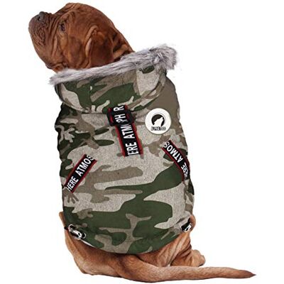 Alpha AB2030 Tarnmantel für Hunde, Größe M, 30 cm, mit Kapuze Alpha AB2030 Tarnmantel für Hunde, Größe M, 30 cm, mit Kapuze