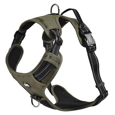 Bobby Rando Walk Hundegeschirr Größe XS, aus reflektierendem Nylon, verstellbare Schnallen mit sicherem Verschluss, einfach zu tragen, Khaki Rundhalsausschnitt 20-32 cm, Brustumfang 36-43 cm Bobby Rando Walk Hundegeschirr Größe XS, aus reflektierendem Nylon, verstellbare Schnallen mit sicherem Verschluss, einfach zu tragen, Khaki Rundhalsausschnitt 20-32 cm, Brustumfang 36-43 cm