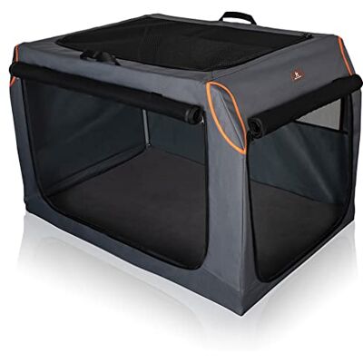 Knuffelwuff Faltbare Hundebox Transportbox mit Aluminiumgestell XXL 106x71x69cm Knuffelwuff Faltbare Hundebox Transportbox mit Aluminiumgestell XXL 106x71x69cm