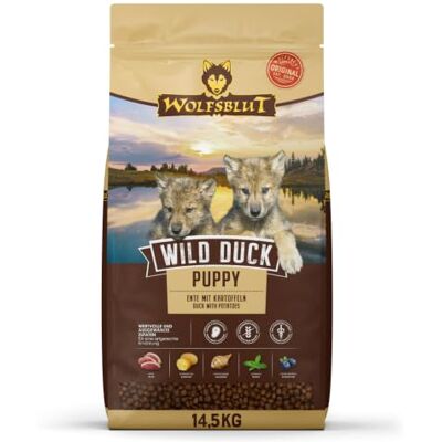 Wolfsblut Wild Duck Puppy Trockenfutter für Hunde 2X 14,5kg Wolfsblut Wild Duck Puppy Trockenfutter für Hunde 2X 14,5kg