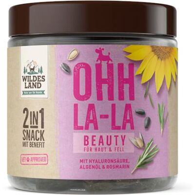 WILDES LAND Beauty Für Haut & Fell 2in1 Snack mit Benefit Snack für Hunde 300 g WILDES LAND Beauty Für Haut & Fell 2in1 Snack mit Benefit Snack für Hunde 300 g