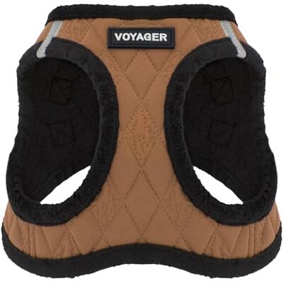 Best Pet Supplies Voyager Step-In Plüsch-Hundegeschirr by Step-In-Westengeschirr für kleine und mittelgroße Hunde, Weicher Plüsch, Beige, size XS Brust 33-37 cm Best Pet Supplies Voyager Step-In Plüsch-Hundegeschirr by Step-In-Westengeschirr für kleine und mittelgroße Hunde, Weicher Plüsch, Beige, size XS Brust 33-37 cm