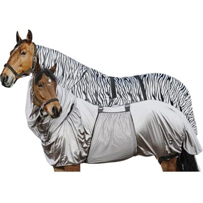RIDING WORLD Ekzemerdecke Fliegendecke mit abschwitzender Wirkung Pferdedecke mit Bauchlatz & verstellbaren Riemen & Bändern Abschwitzdecke Pferd & Pony Stalldecke in Grau 150 cm RIDING WORLD Ekzemerdecke Fliegendecke mit abschwitzender Wirkung Pferdedecke mit Bauchlatz & verstellbaren Riemen & Bändern Abschwitzdecke Pferd & Pony Stalldecke in Grau 150 cm