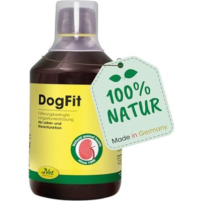 cdVet Naturprodukte DogFit 500 ml Hund flüssiges Ergänzungsfuttermittel Versorgung der Entgiftungsorgane + Verdauungsorgane Versorgung mit Vitaminen + Kräutern optimale Kondition - cdVet Naturprodukte DogFit 500 ml Hund flüssiges Ergänzungsfuttermittel Versorgung der Entgiftungsorgane + Verdauungsorgane Versorgung mit Vitaminen + Kräutern optimale Kondition -